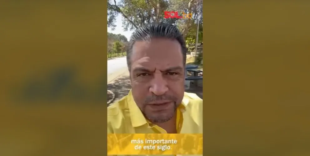 Revilla apareció en un video, la jornada de este martes. Foto: Captura de video