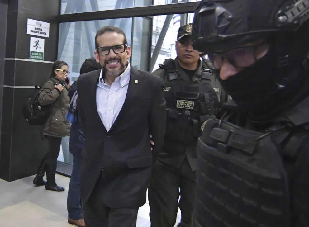 Fernando Camacho, durante una de sus comparecencias ante el tribunal. Foto: APG 