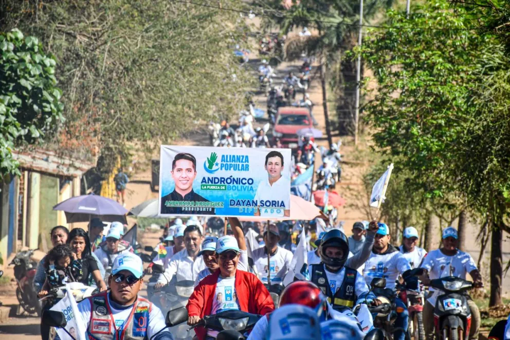 Una imagen de la campaña de Andrónico Rodríguez. Foto: @AndronicoRod