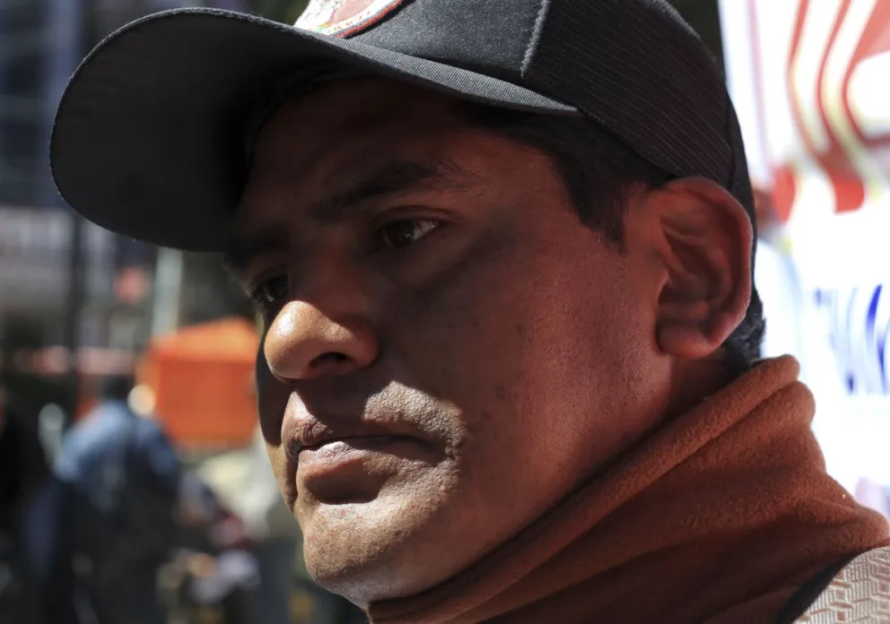 Toño Siñani, dirigente gremial. Foto: APG 