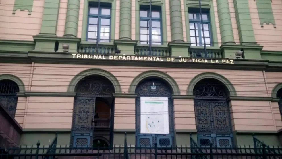 El Tribunal Departamental de Justicia de La Paz. 
Foto: Opinión