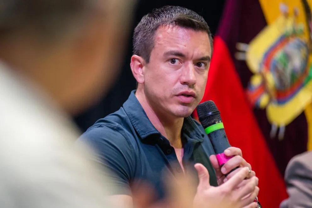 El presidente de Ecuador, Daniel Noboa, en una imagen de archivo. Foto: EFE