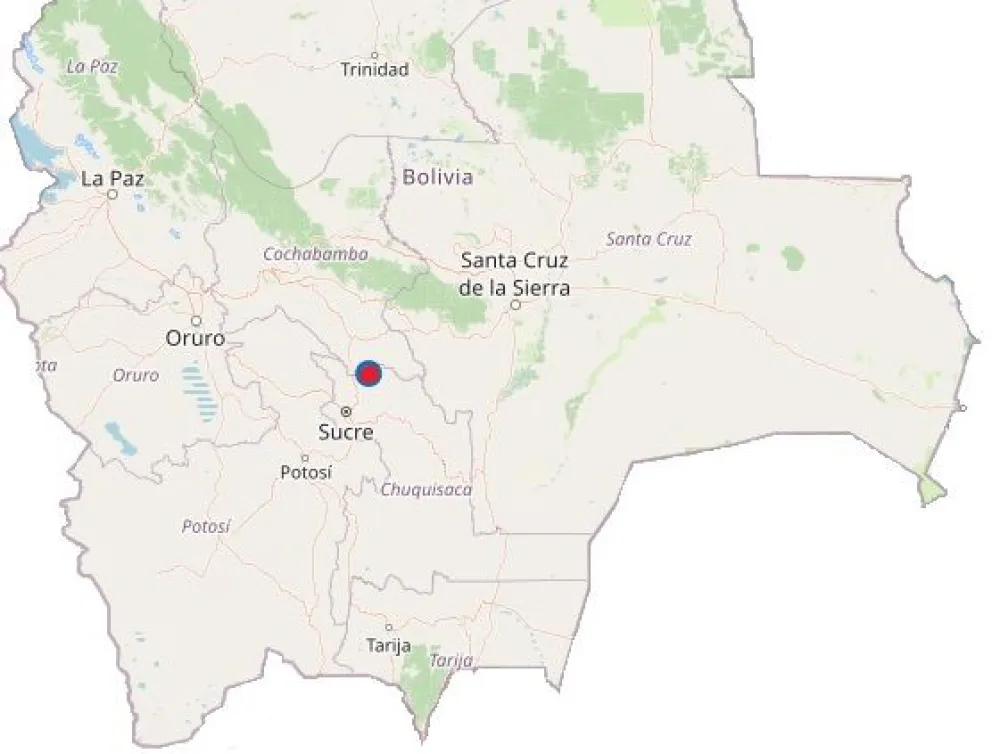 El sitio donde fue registrado el movimiento telúrico. Foto: Observatorio San Calixto