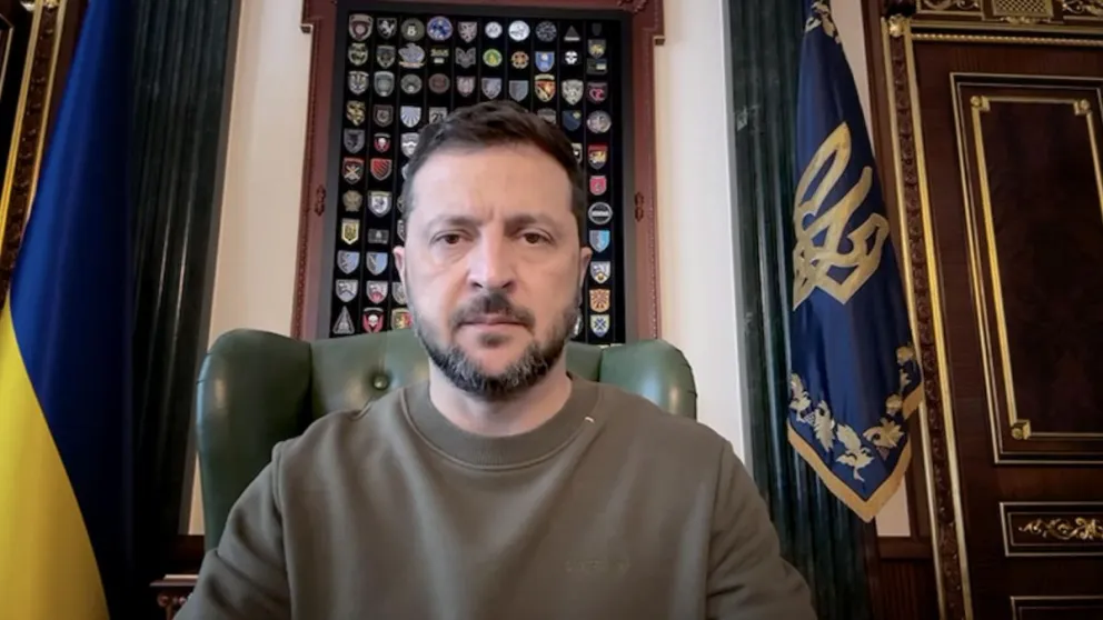 Imagen del presidente ucraniano, Volodímir Zelenski,. Foto: EFE