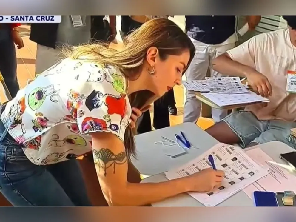 La candiadta a la Vicepresidencia por AP Mariana Prado Foto: Captura 