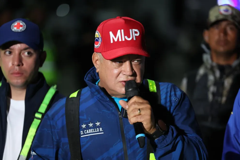Fotografía de archivo del titular de Interior y Justicia, Diosdado Cabello. Foto: EFE