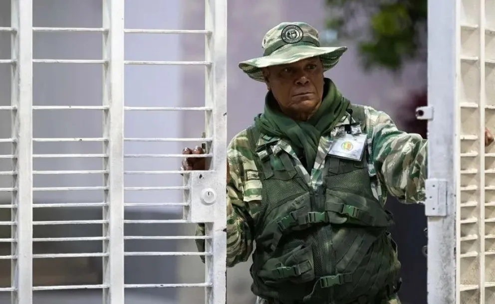 Un soldado de la Milicia bolivariana, en Caracas en una imagen de archivo. Foto: EFE