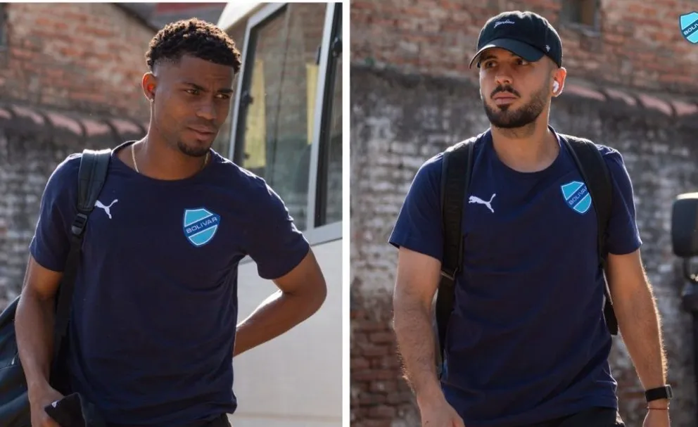 Romero (izq.) y Melgar, previo a un anterior encuentro. Fotos: Club Bolívar.