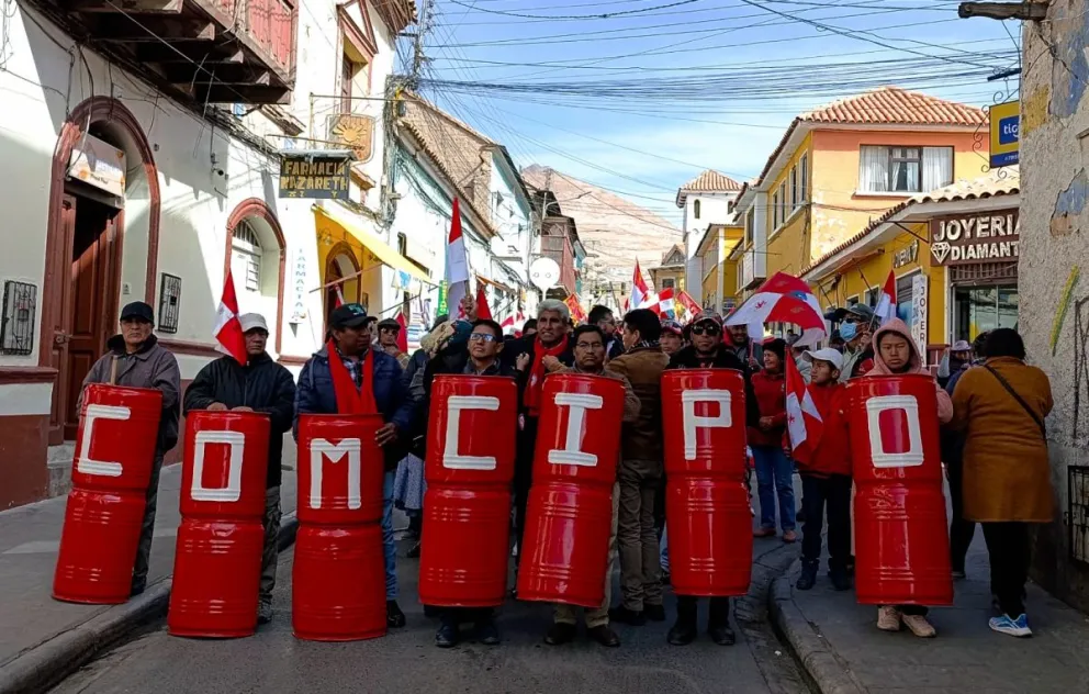 Marcha de Comcipo Foto: APG