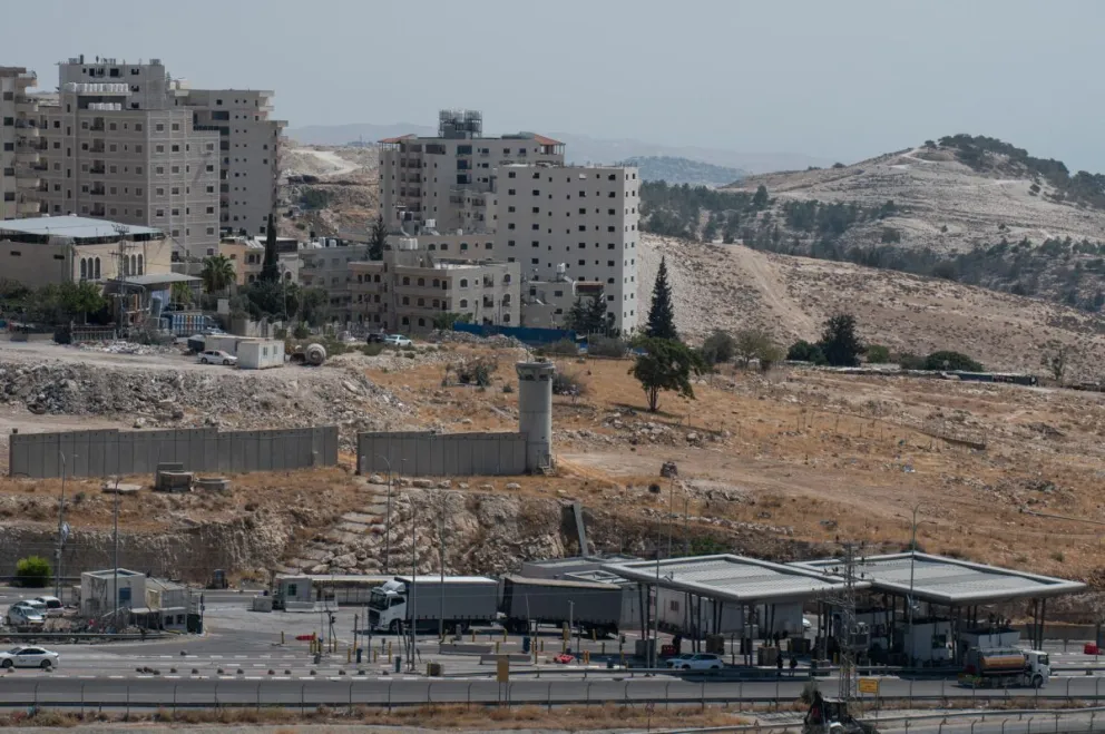 Punto de control que limita el acceso desde el sur de Cisjordania hacia Jerusalén. Foto: EFE