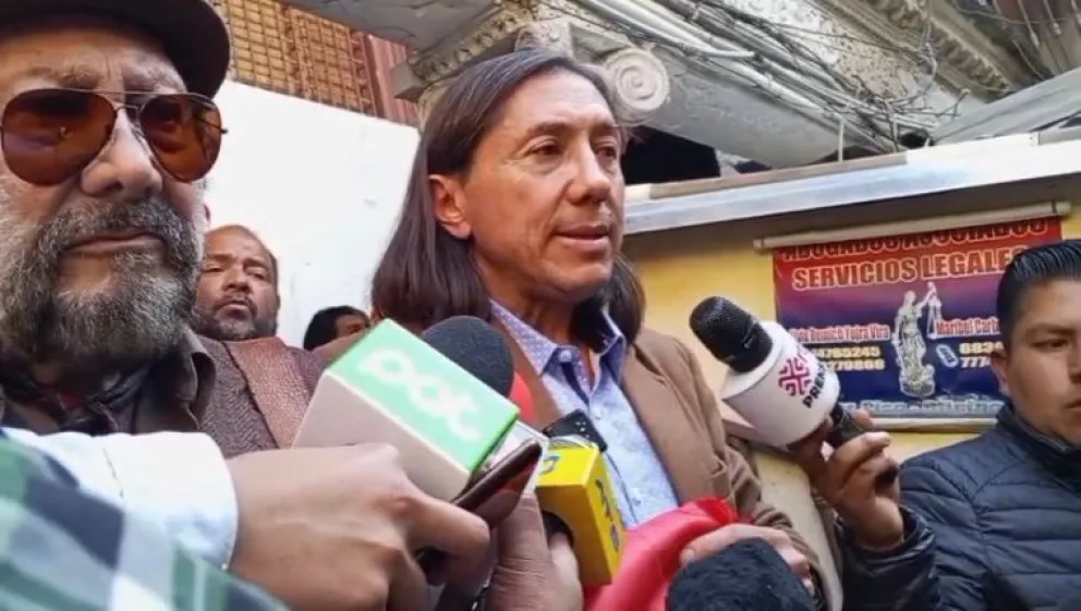 El dirigente del PDC, Marcel Rivas. Foto: Captura de video