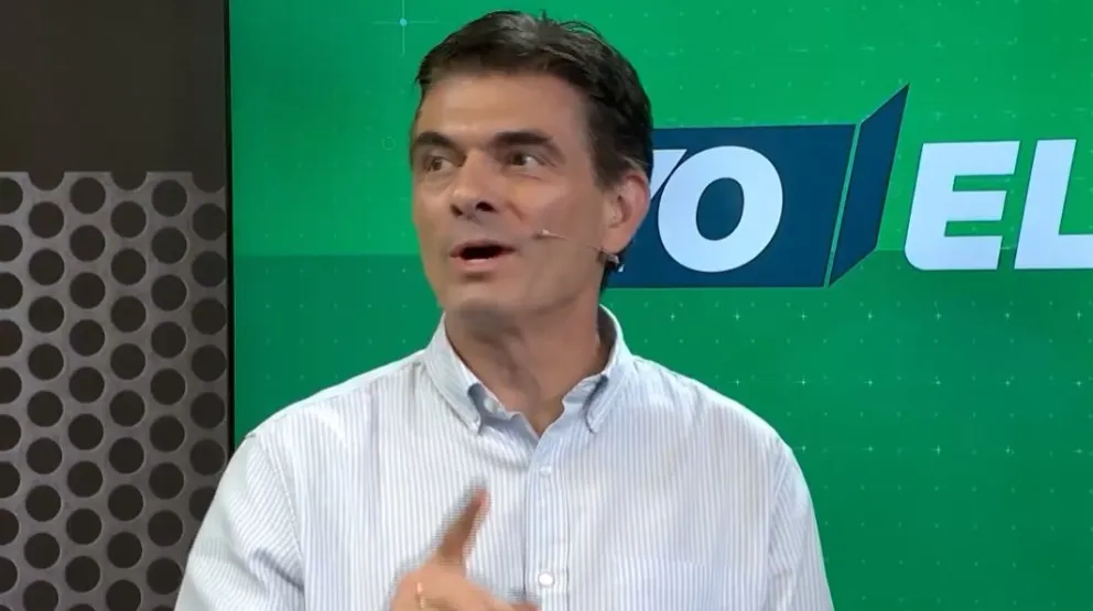 Rodrigo Paz durante la entrevista en El Deber. Captura de pantalla