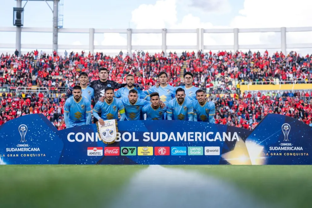 El equipo celeste que jugará los cuartos de final de la Copa Sudamericana. Foto: APG