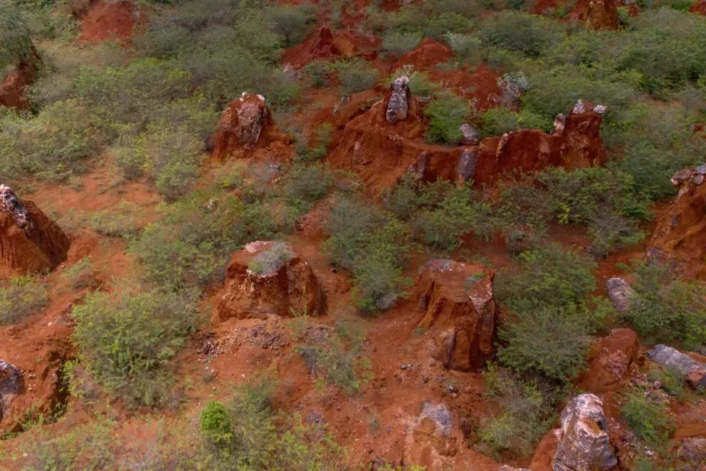 Imagen de un sector de Pedernales, con tierras raras de república Dominicana. Foto: EFE