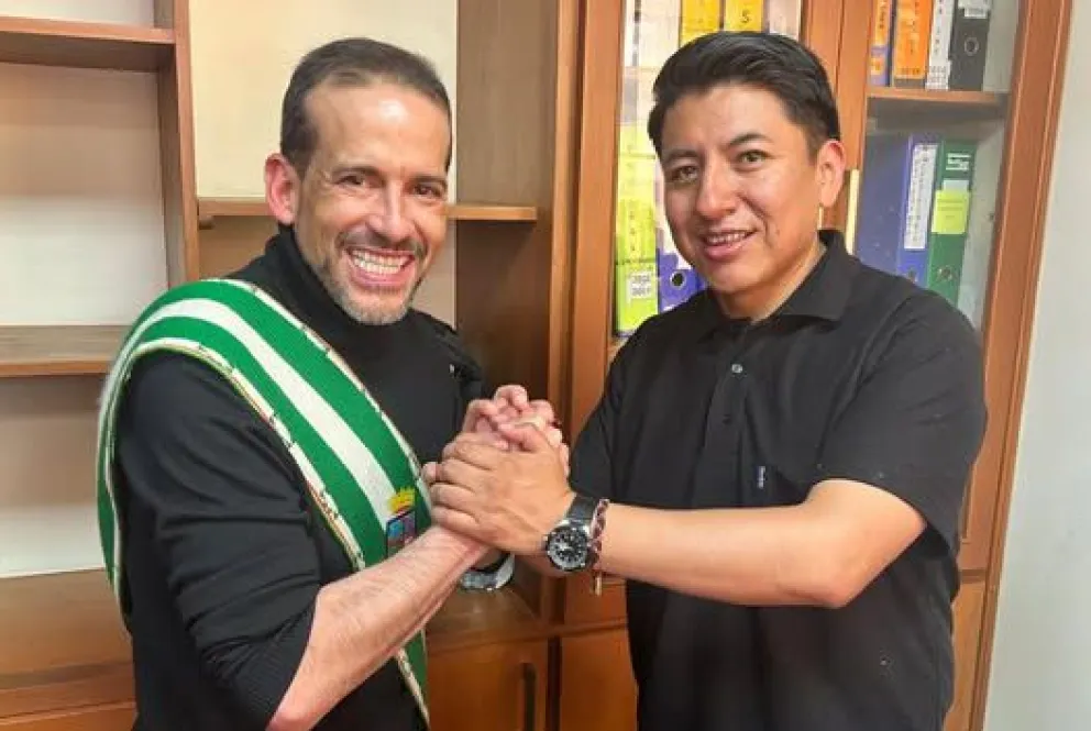 Fernando Camacho y Marco Pumari en una fotografía de archivo.