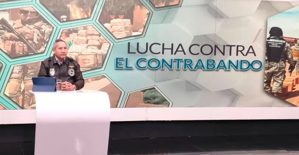 Velásquez en entrevista con Bolivia Tv. Foto: ABI 