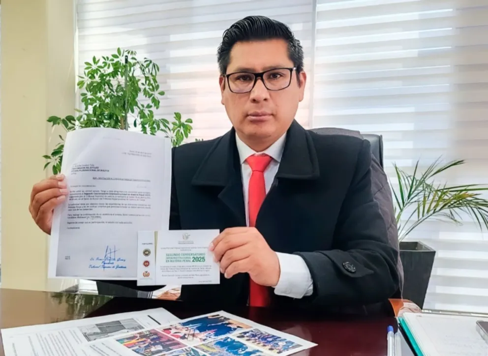 Foto de archivo del procurador Ricardo Condori. FOTO: ABI