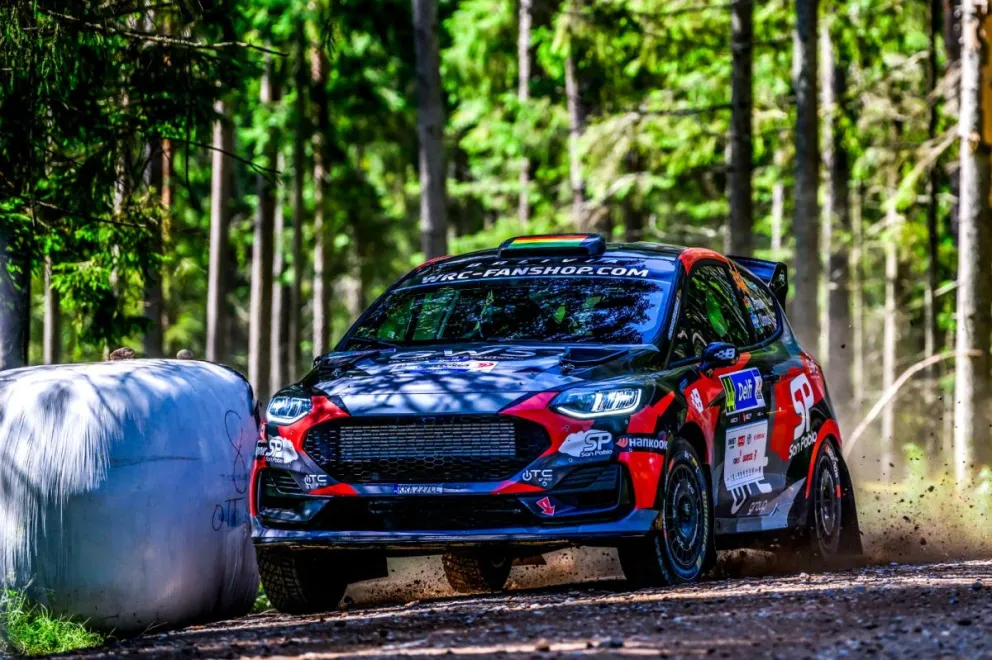 El piloto nacional en una pasada carrera mundialista. Foto: Prensa Bruun.