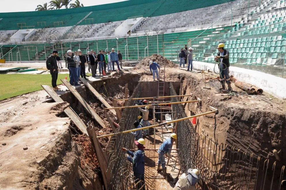 La inspección que se realizó este martes al Tahuichi. Foto: Prensa SDD.