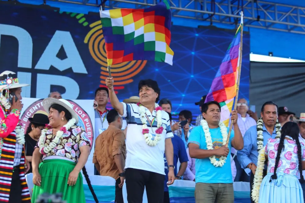 Evo Morales en una imagen tomada de sus redes.