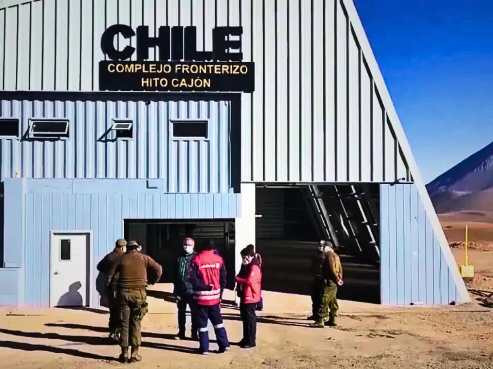 El Complejo Fronterizo Hito Cajón de Chile. Foto: Calama Tv