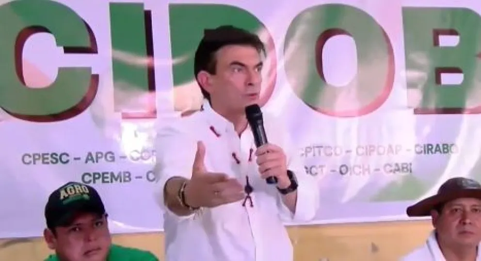 Rodrigo Paz en su discurso ante la CIDOB