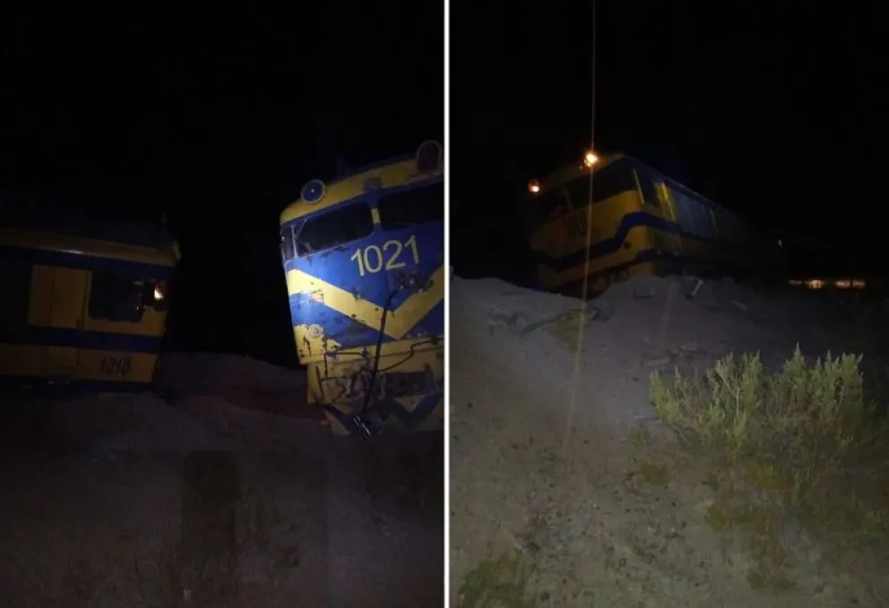 Locomotoras en Oruro, en una imagen que difundió la empresa. Foto: FCA)