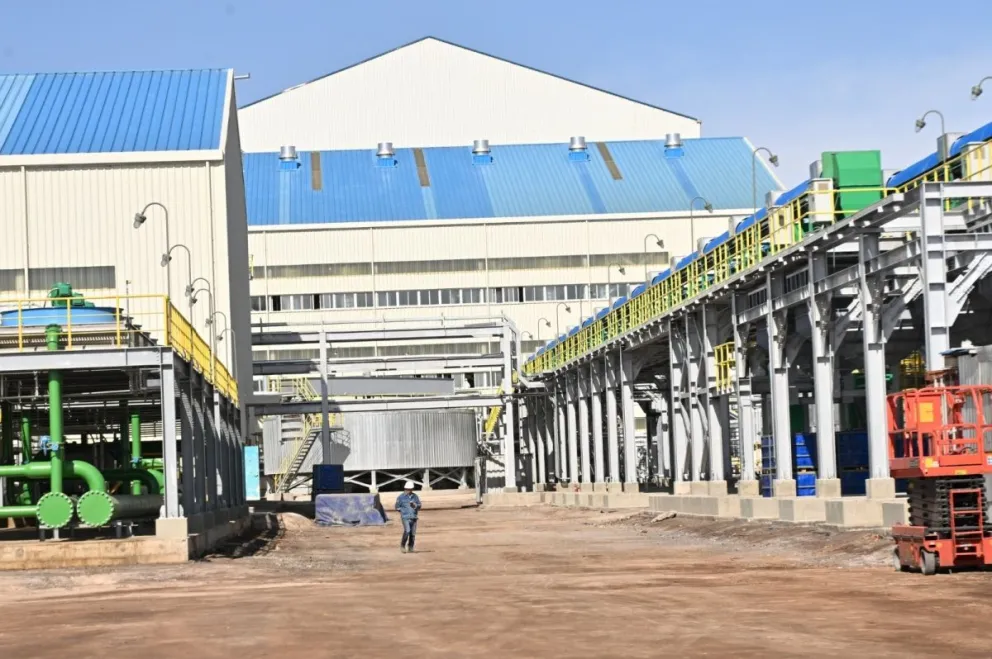 Una planta de Yacimientos de Litio Bolivianos Foto: YLB