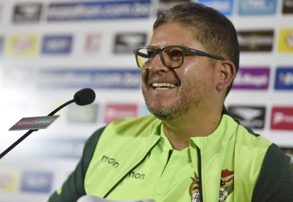 Villegas durante la rueda de prensa de este lunes. Foto: Agencia Marka Registrada.