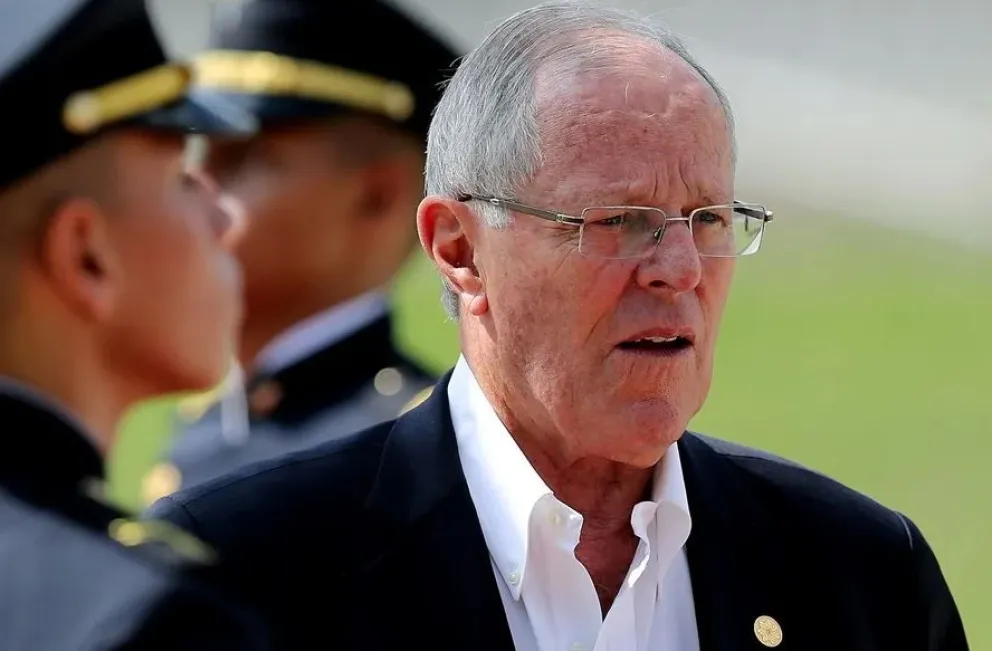 El presidente de Perú, Pedro Pablo Kuczynski en una imagen de archivo de junio 2017 en Cali. Foto: EFE