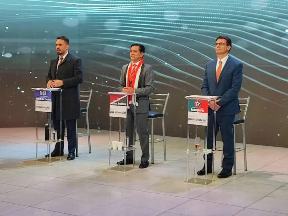 Una foto del segundo debate organizado por el TSE, realizado en los estudios de RTP. Foto: Archivo