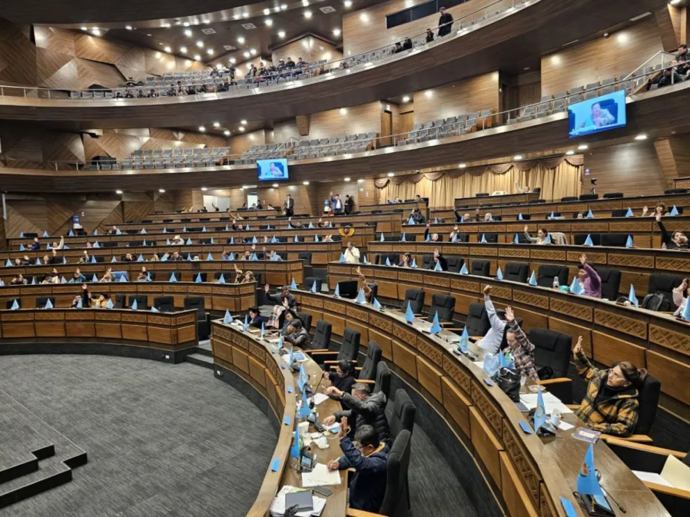 La sesión de Diputados en la que se aprobó el proyecto de ley. Foto: Cámara de Diputados