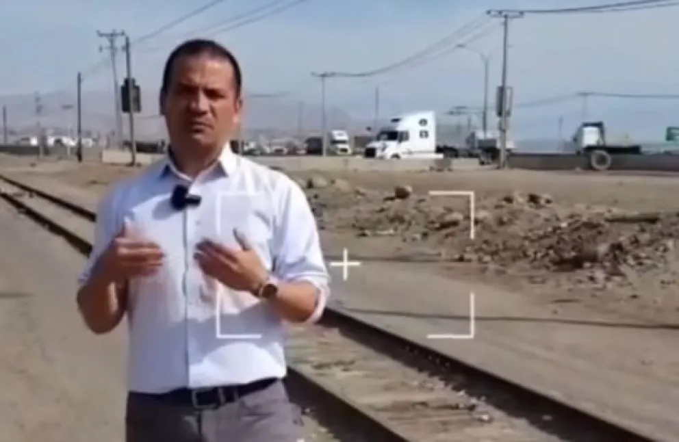 El diputado chileno  Rodrigo Cuevas en una captura de video.