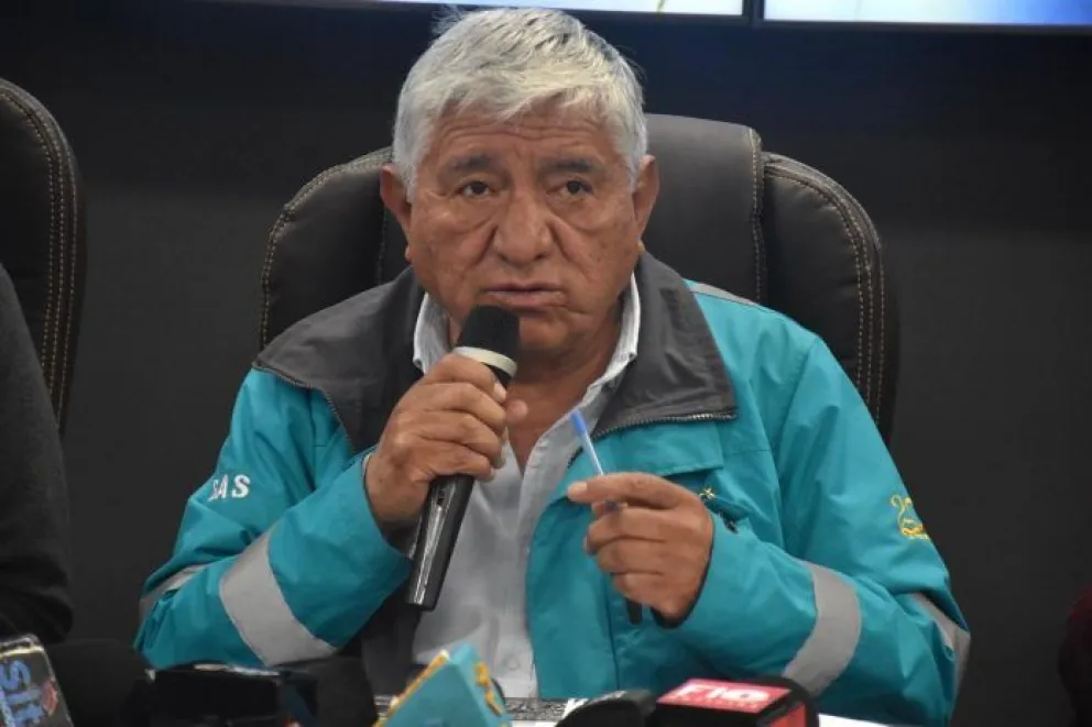 Iván Arias en conferencia de prensa. FOTO: AMUN