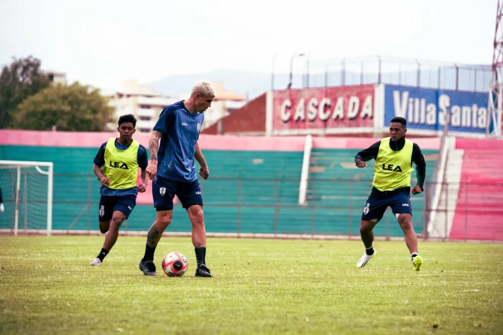 Entrenamiento del club tarijeño. Foto: Club Real Tomayapo.