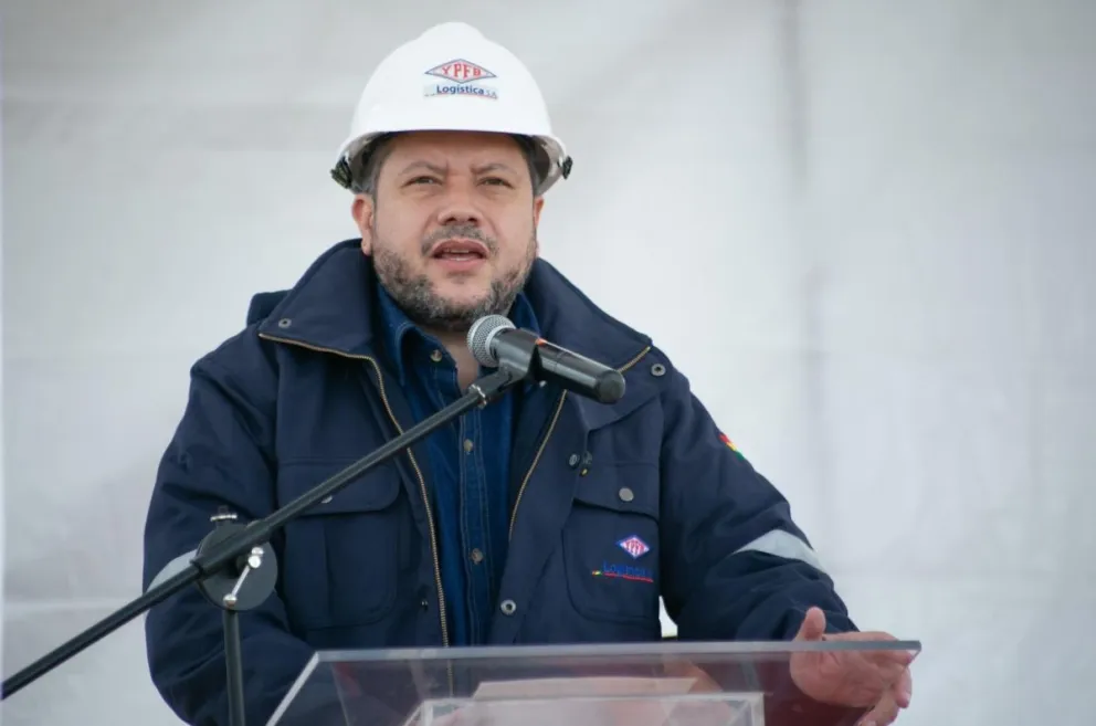 El ministro de Hidrocarburos, en un acto anterior. Foto: RRSS del Min. de Hidrocarburos 