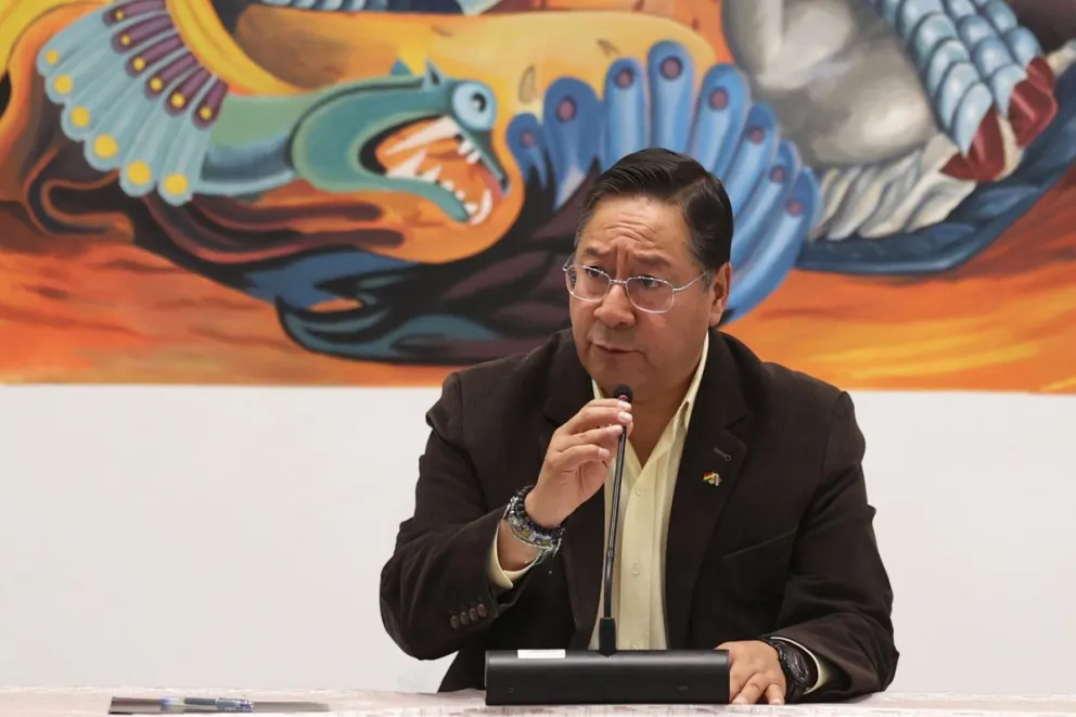 El presidente Luis Arce, en una imagen de archivo. Foto: EFE