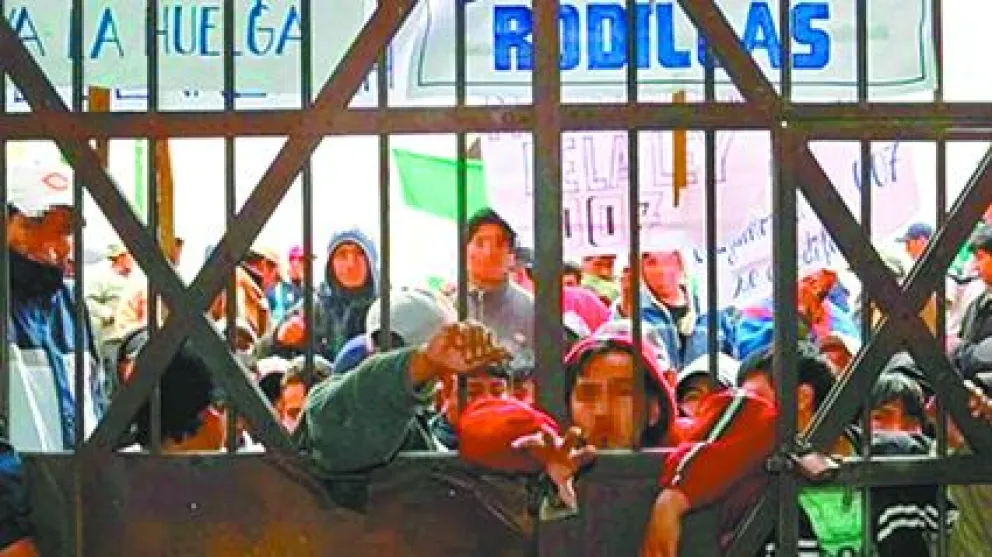 Internos del penal de San Pedro, durante una protesta respecto a la detención preventiva. FOTO: Defensoría del Pueblo