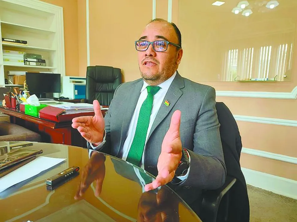 El vocal del TSE, Gustavo Ávila. Foto: Paulo Lizárraga A. / Visión 360