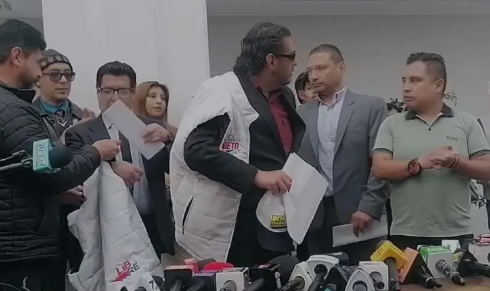 Los nuevos simpatizantes de Tuto este martes. Foto: Captura de video