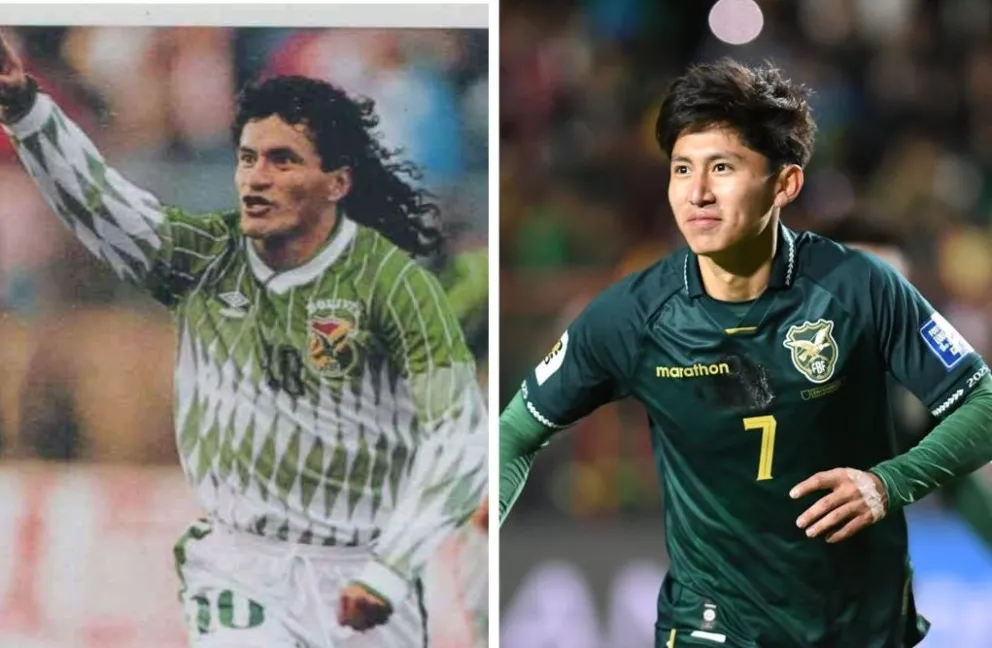 Etcheverry (izq.) y Terceros, las figuras de la Verde. Foto: Internet y Agencia Marka Registrada.