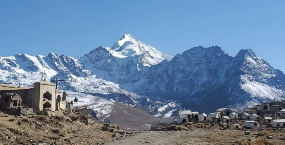 Un nevado en Milluni, imagen rererencial. Foto: RRSS