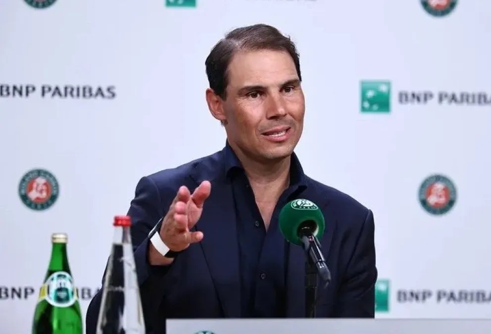 El tenista español Rafael Nadal en una conferencia anterior. Foto: EFE

