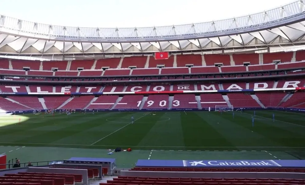 Vista del interior del estadio Riyadh Air Metropolitano en Madrid. Foto: EFE.