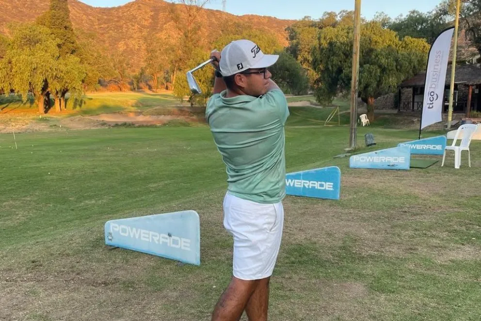 Vicente Quiroga, uno de los principales animadores que tendrá el torneo. Foto: Federación Boliviana de Golf.