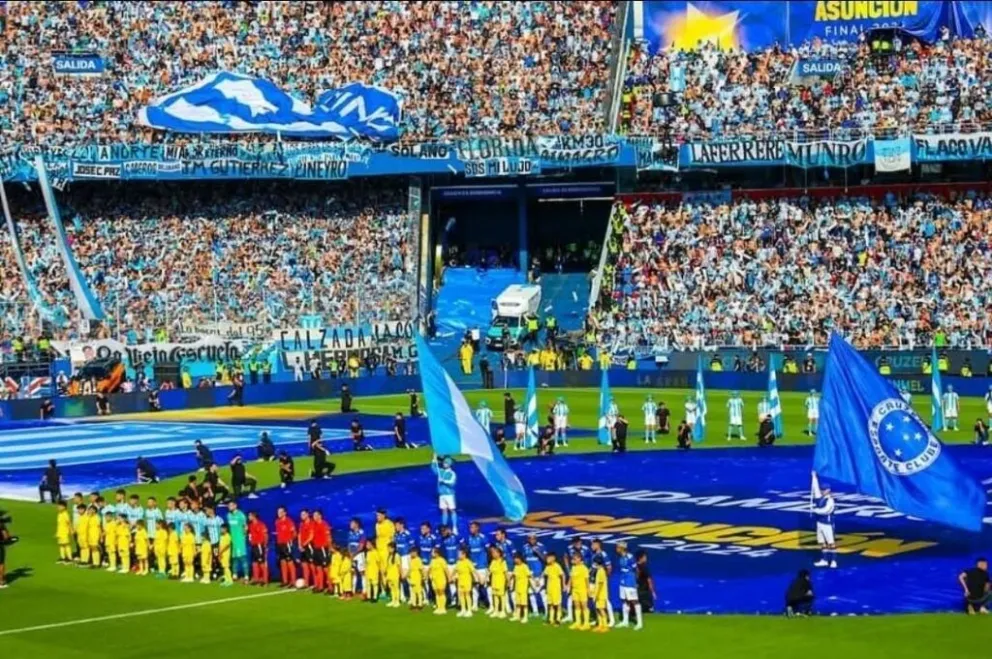 La final de la Sudamericana en Asunción, Paraguay en 2024. Foto: Senatur