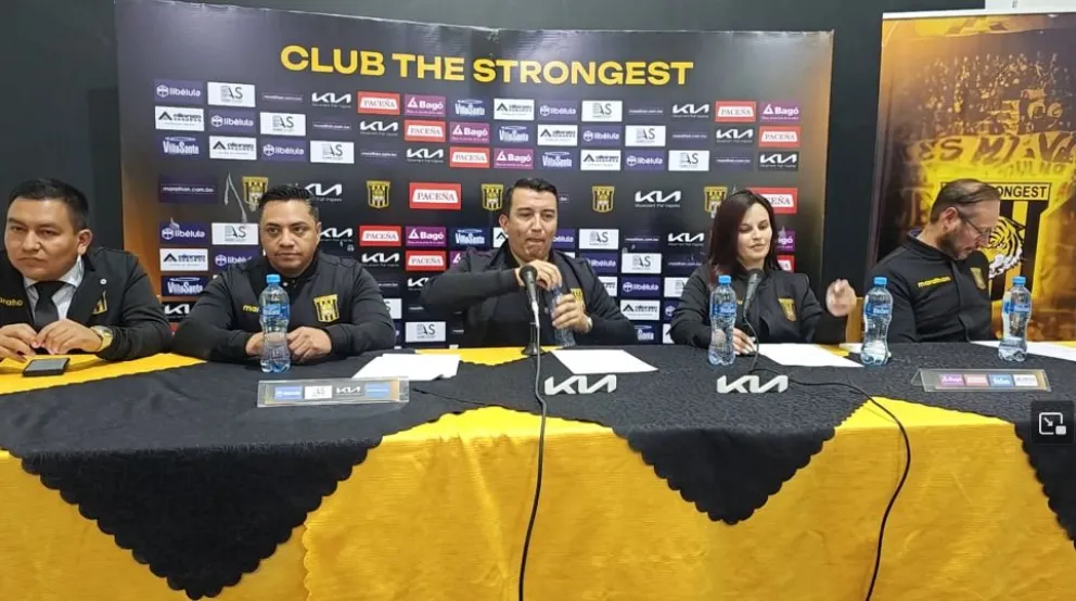 La conferencia de prensa que hubo este viernes en el Tigre. Foto: Captura de pantalla.