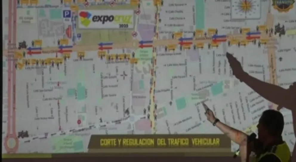 Rolando Rojas explica el plan, FOTO: ABI