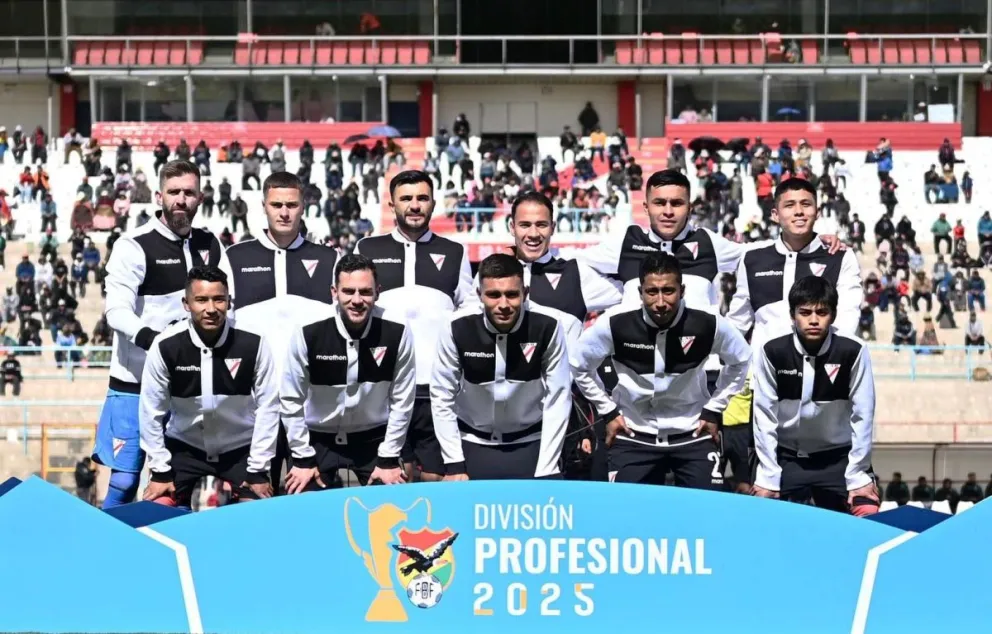 Primer plantel del millonario que esta tarde visitará el estadio Jesús Bermúdez. Foto: CAR