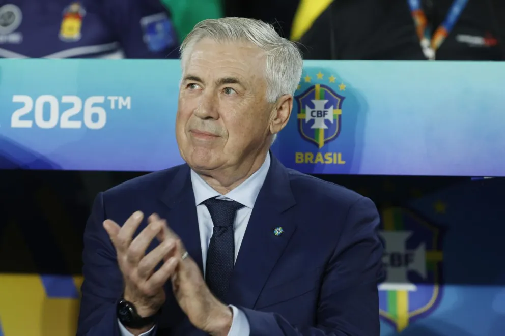Carlos Ancelotti, el entrenador de la selección brasileña. Foto: EFE